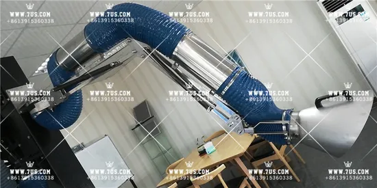 Capot de bras d'extraction de fumées de soudage/bras d'aspiration flexible